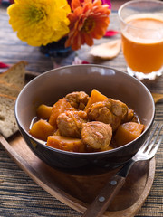 Beef or pork stew