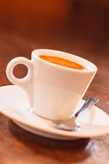 cup of coffee in vip room