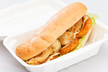 Chicken breast sandwich