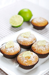 muffins with lime
