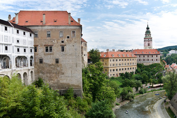Fototapeta na wymiar castle of Cesky Krumlov