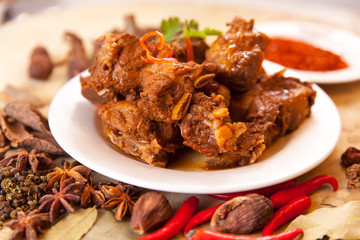 soy sauce pork ribs