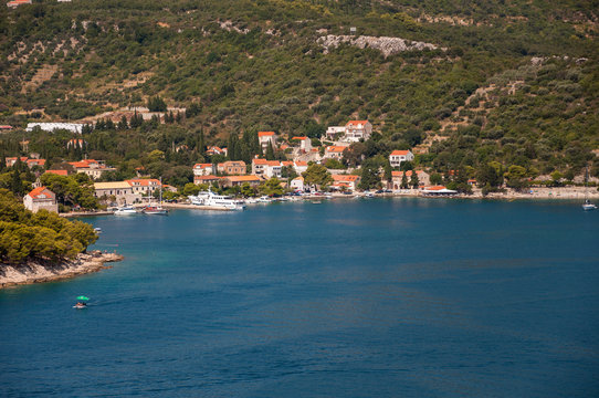 Town of Zaton in Croatia
