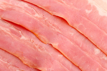 tasty bacon, close up