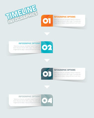 Fototapeta na wymiar Infographic timeline