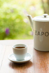 Obraz na płótnie Canvas coffee and teapot