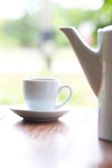 coffee and teapot