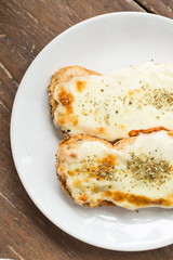 grilled ham and cheese sandwich