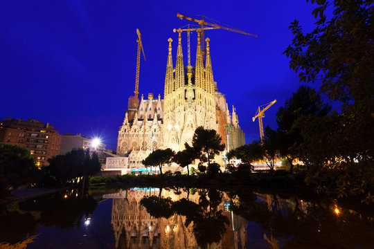 Sagrada Familia in Barcelona, Catalonia