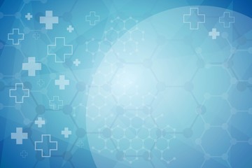 Obraz premium Molecular background