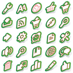 Sticker icon sticker label sticker vector icon collection