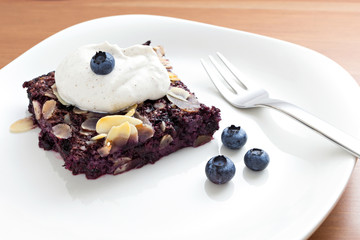 Blueberry chia cake