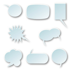 Vector Set Speech Bubbles