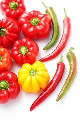 colored peppers