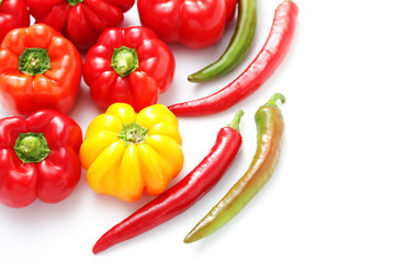 colored peppers