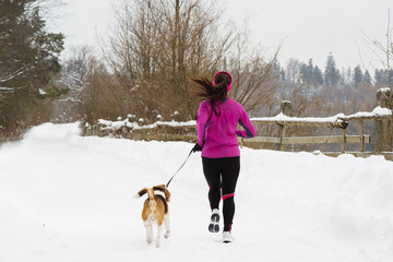 Woman with dog