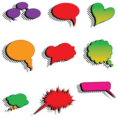 Vector Set Speech Bubbles