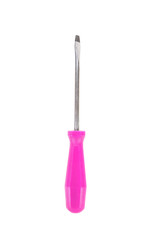 Screw-driver with the pink handle