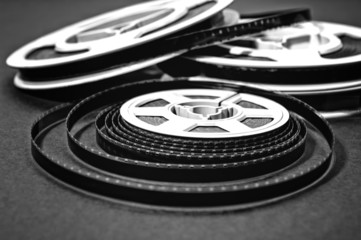 Fototapeta premium 8mm cine film reels