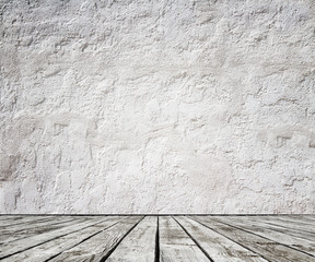 floor and concrete wall