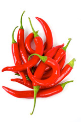 Bunch of chili peppers