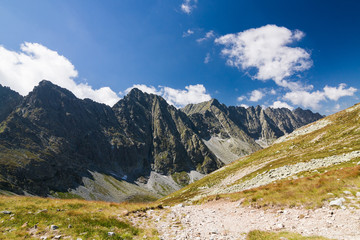 Fototapeta na wymiar Summer mountain ridge - High Tatras, Slovakia, EU
