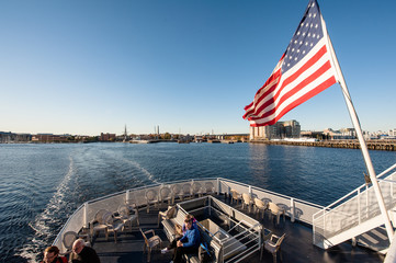 The ferry in Boston