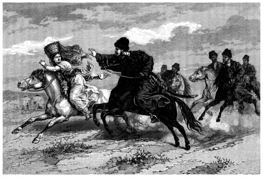 In pursuit of the Bride - Traditional Turcomans