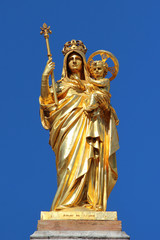 Golden la Vierge Marie Notre Dame de la Victoire Saint-Raphaël