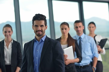 business people in a meeting at office