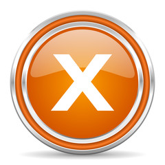 Fototapeta premium cancel icon