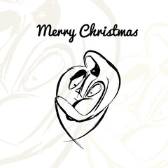 Christmas hand drawn illustration