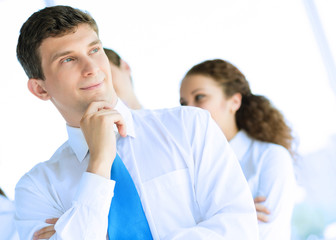 Fototapeta premium young successful businessman