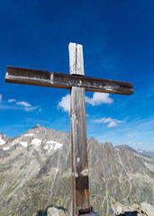 Summit cross in Switzerland