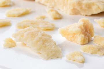 Formaggio parmigiano, fuoco selettivo