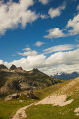 mountain landscape in the French Alps