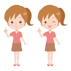 女の子/ポイント