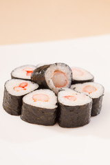 sushi with shrimps