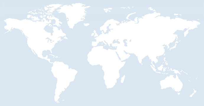 blue horizontal line pattern world map