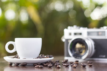 Beautiful coffee still life