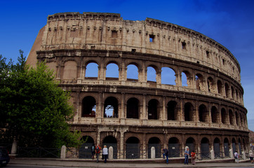 Fototapeta na wymiar Rzym, Włochy, Koloseum