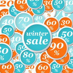 winter circle labels discount