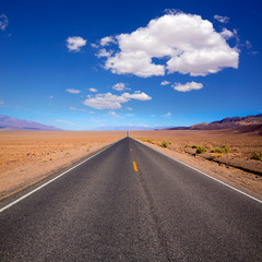 Fototapeta na wymiar Badwater road Death Valley National Park California