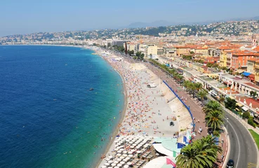 Crédence de cuisine en verre imprimé Nice Panorama de Nice (France)