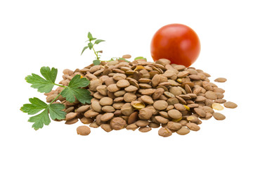 Raw lentils