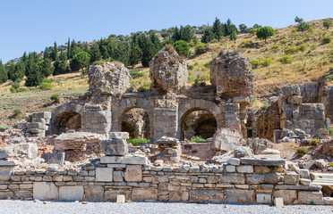 Naklejka premium Bath of Varius ruins, Ephesus, Turkey