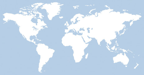Fototapeta na wymiar blue horizontal line pattern world map