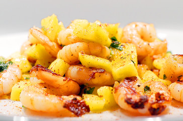 Mango Chili Garnelen | Scampi Salat | Low Carb