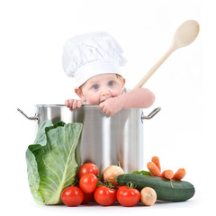Babykoch im Topf