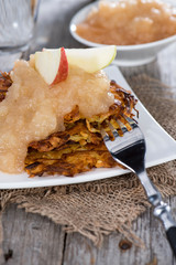 Portion of Potato Fritters